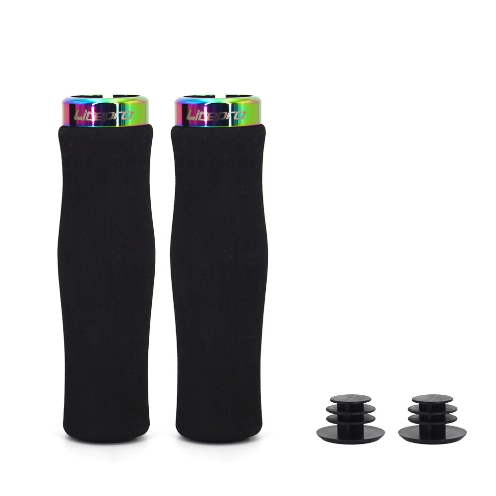 Litepro Bike Grips MTB BMX Road Cycling Handlebar Grips Anti-Skid Rubber Bicycle Grips Mountain mtb Grips Bicycle Accessories: LP grips colorful