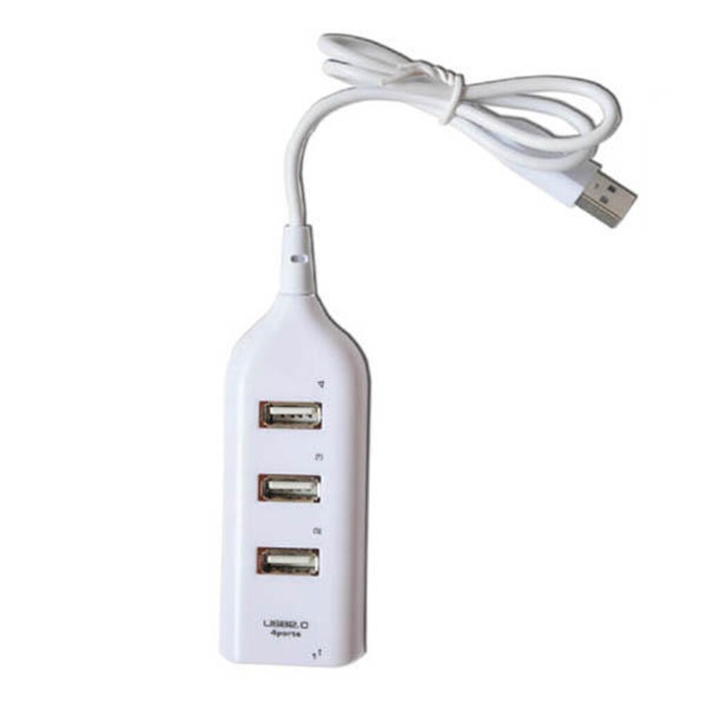 4 porte usb 2.0 hub plug expander adapter med kabel opladning koncentrator computer bærbar tilbehør: Nr. .2