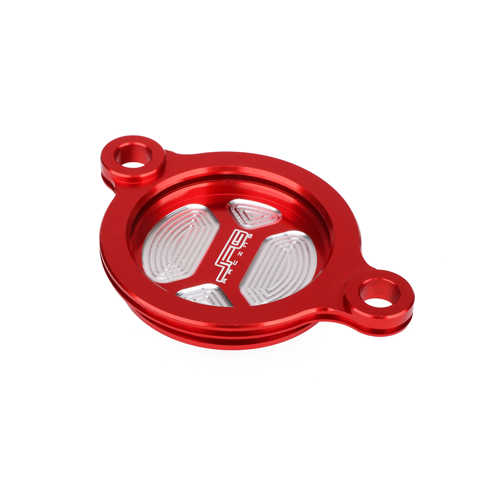 Protection d&#39;étrier de disque de frein, couvercle de filtre à huile, accessoires de moto pour HONDA CRF450R CRF450RX CRF 450R 450RX 450 R X: Oil Filter Cover