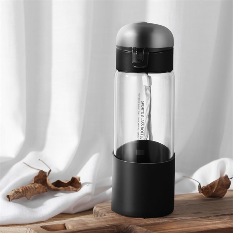 550ml glas vandflaske med infuser høj kapacitet te drikke kedel tumbler bærbar sport rejse protein shaker drinkware