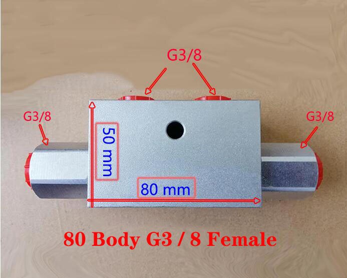 Two-way hydraulic lock tube type hydraulic lock cylinder pressure maintaining valve fittings: 80 G3  8 internal