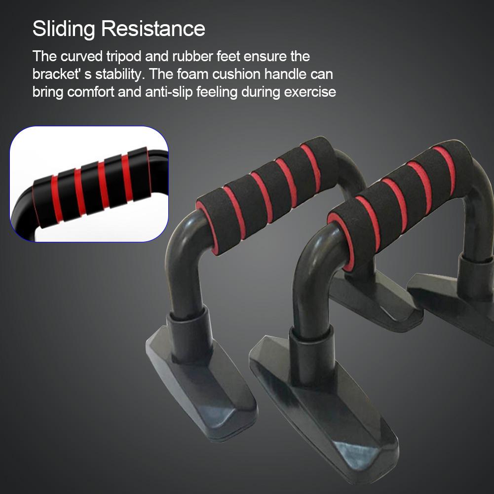 1 par fitness push up bar push-ups stativer stænger i-type håndtag grip bars gym muskel træning pushup bryst bar sportsudstyr