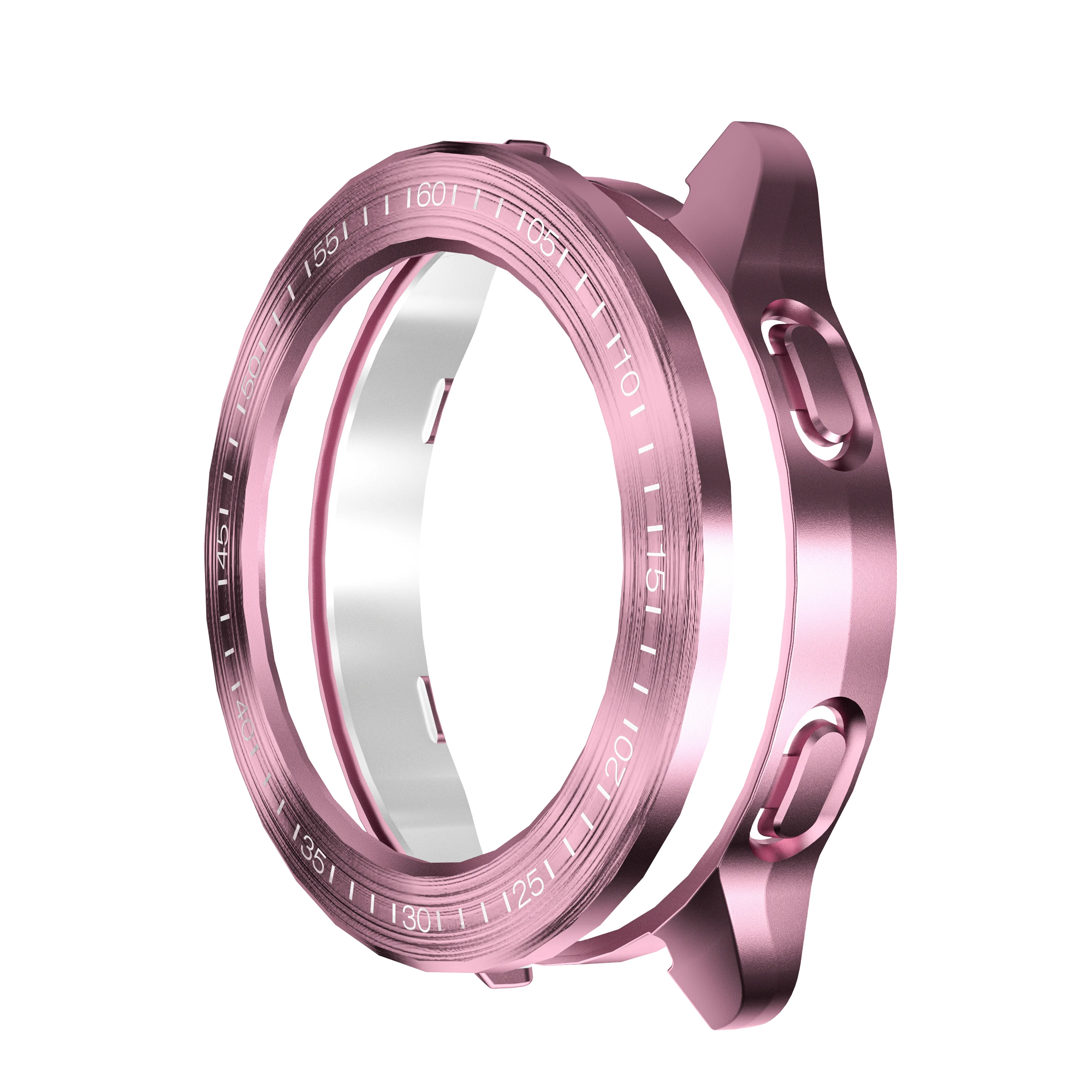 Abdeckung für Xiaomi Mi Uhr S3 fallen Zubehör PC Schutz Hülse für Mi Uhr S3 Galvani Draht Zeichnung Hohl fallen + lünette: Silber gelb