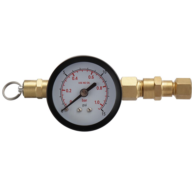 0~15psi Pressure Valve Gauge with Pressure Relief Valve ,Home Brew Beer Ball Lock Pressure Valve w/Gauge,Kegging Equipment