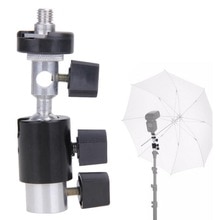 Petit d-type lumière LED Lampe support de Flash Pour La Photographie Vidéo Caméscope DV Caméra Trépied Rotule support à pince Clip Pneu