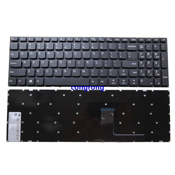 Engelsk tastatur til lenovo ideapad 510-15 isk 510-15 ikb 510-15 ikb  v310-15 ikb  v310-15 isk laptop keyboard