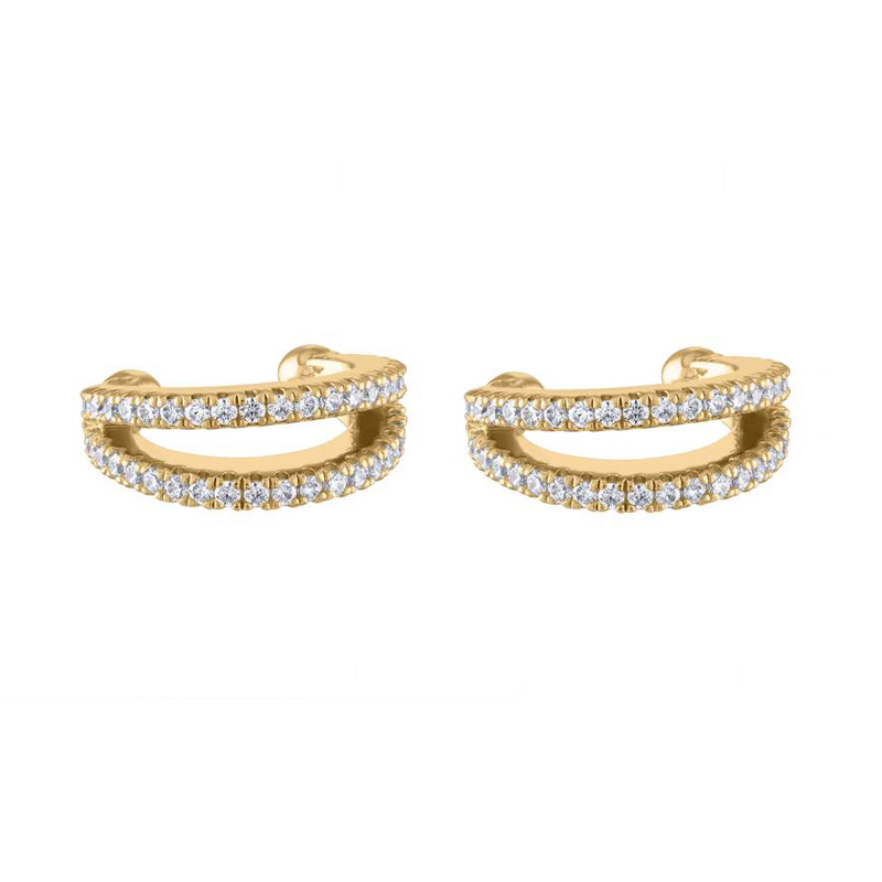 TIANDE-pendientes colgantes de cadena larga para mujer, Color dorado, Piercing de circonita, flor, joyería de 2023