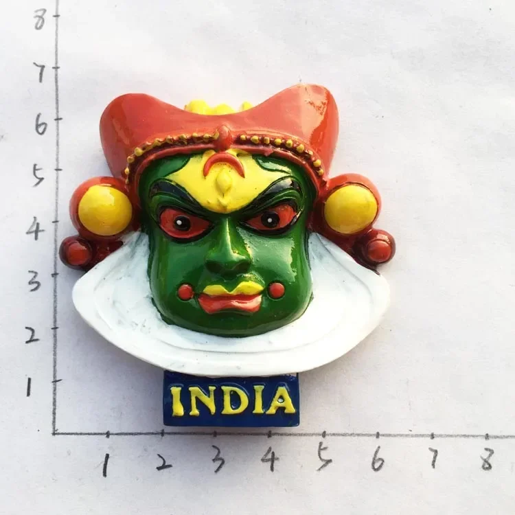 India Koelkastmagneet Toerisme Souvenir Rajasthan Bangalore 3D Hars Geschilderd Ambachten Magneten voor Koelkasten Sticker Home Decor