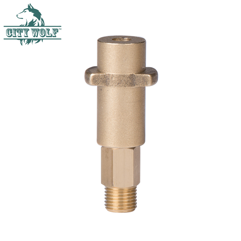 Hogedrukreiniger Schuim Kanon Messing Sneeuw Foam Zeep Fles Schuim Nozzle Adapter Voor Karcher K Serie Auto Washer Stad wolf: karcher Brass