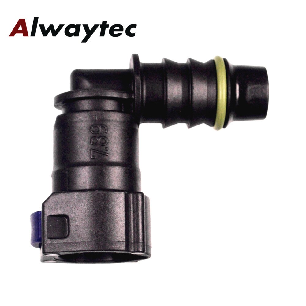 All cars auto parts female pipe plastic fuel Fitting 7.89mm quick line connector for nylon hose