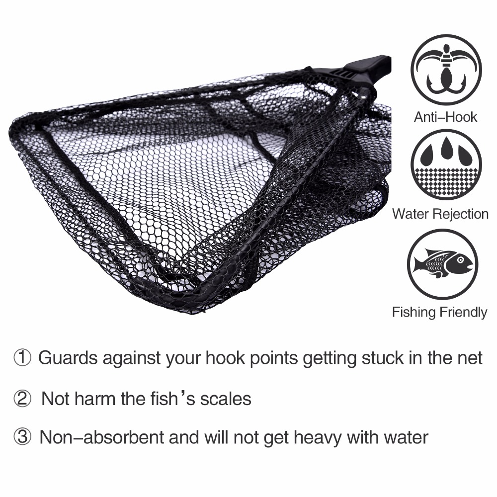 KastKing 90cm,160cm,210cm Folding Fishing Net Triangular Landing Fishing Network 3 Section Telescopic Hand Fish Net