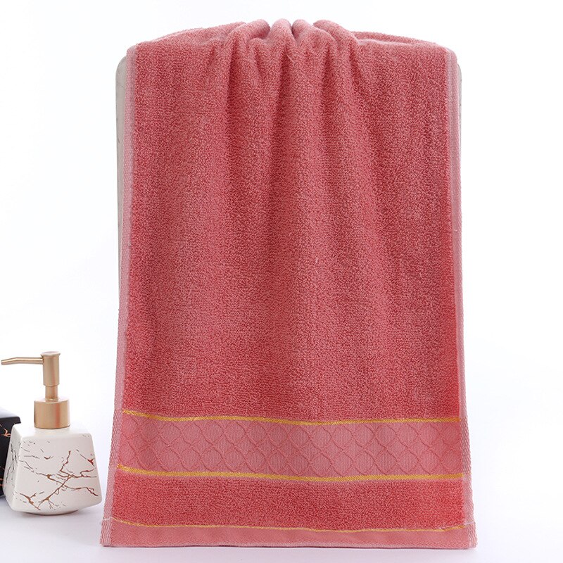3pcs set 100% Cotton Super Soft Face Towel Hotel Skin-friendly Towels Pure Cotton Good Absorbent Towels for Bathroom: Red
