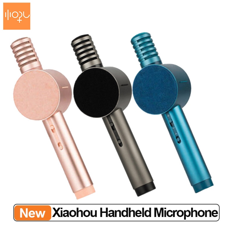 Xiaomi Xiaohou Draadloze Microfoon Handheld Karaoke Bluetooth Mode Multi-Scenario Gebruik Luidspreker met Mic