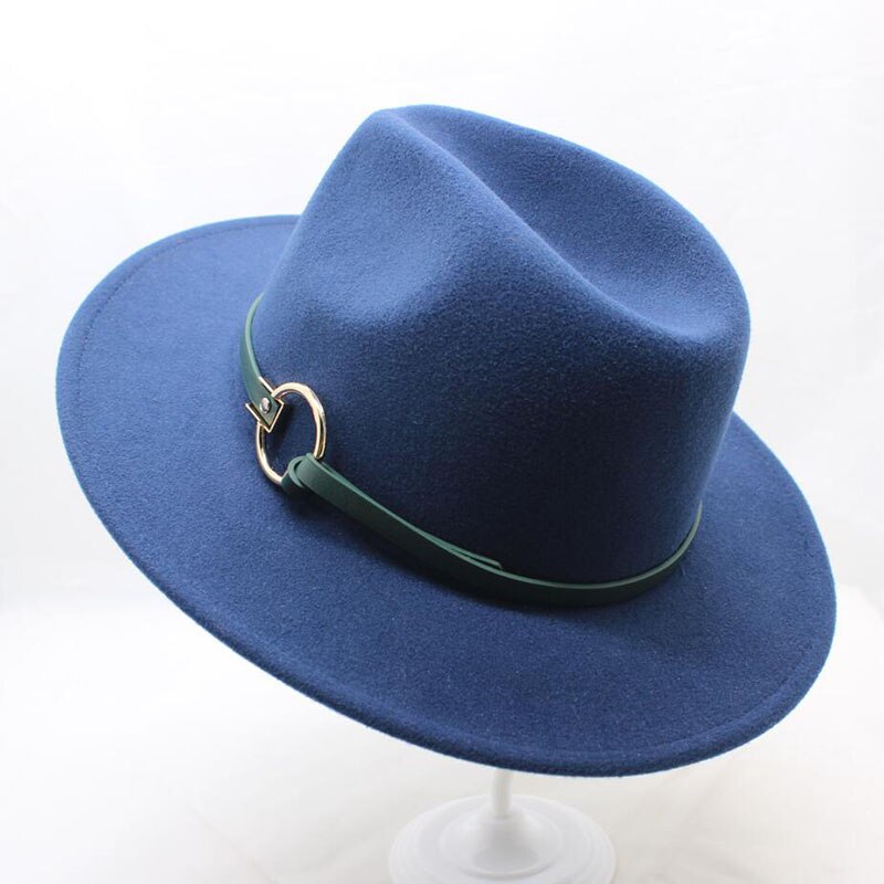 BING YUA HAO XUAN Brand Ladies Fedora Hat Wool Wide Winter Cap Felt Hats Women Hat Children