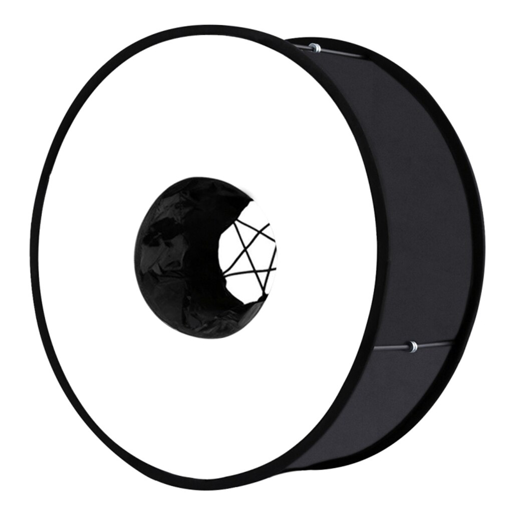 18 &quot;Macro Opvouwbare Ring Circulaire Ronde Stijl Softbox Diffuser Voor Speedlight Zaklamp Verlichting Apparaat Schieten