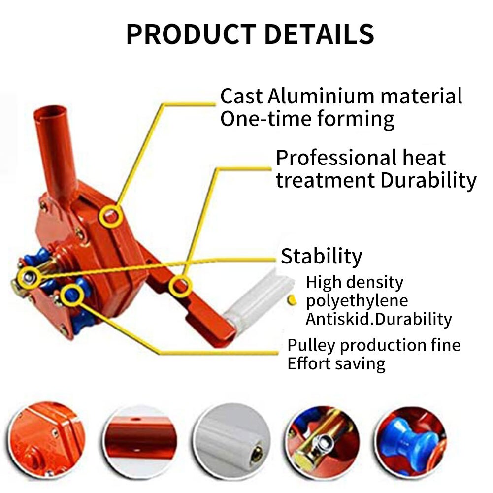 Kas Hand Crank Lier Agrarische Film Handleiding Roll Up Lifting Apparaat Machine Venster Opener Kas Ventilatie Ranch