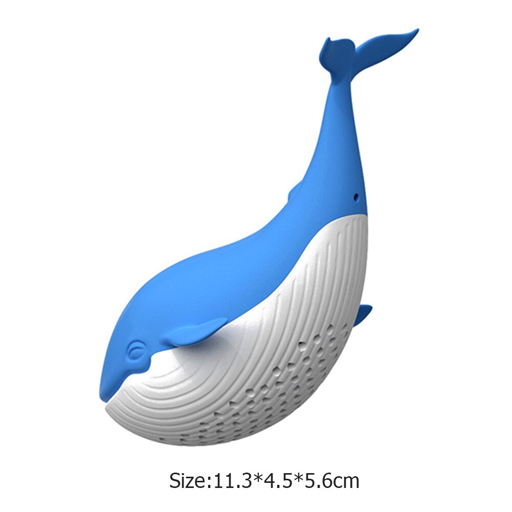 1 pièces Silicone baleine-forme sachet à thé filtre à thé infuseur à thé mignon passoire filtre diffuseur pour thé café épices