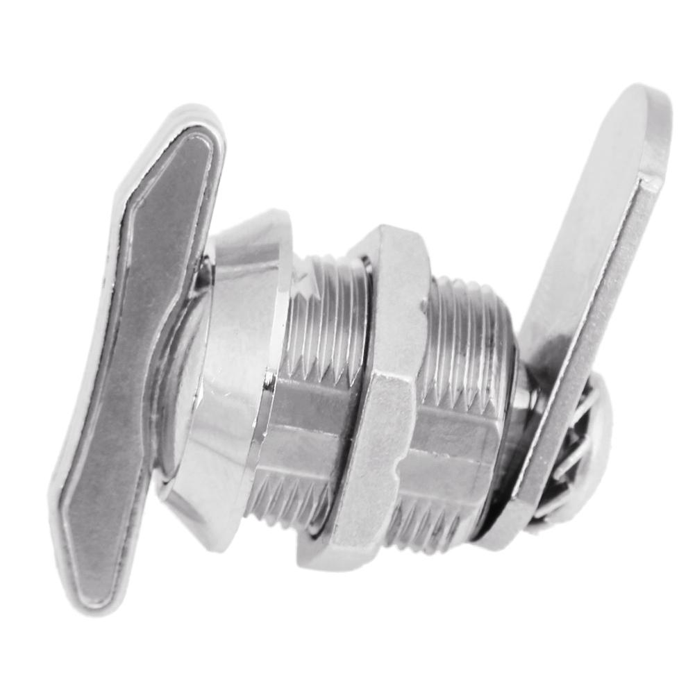 Zinc Alloy Keyless Locks Door Cabinet Mailbox Drawer Cupboard Locker Security Furniture Locks With Plastic Keys Hardware