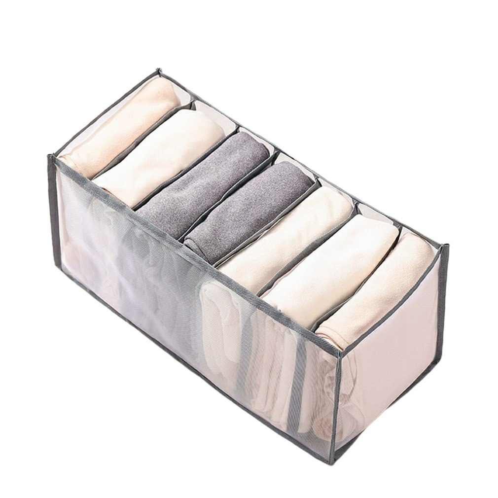 Foldable Jeans Storage Box Cubes Storage Boxes Socks Clothes Underpants Organizer Drawers Divider Box Cabinet Drawer Divider