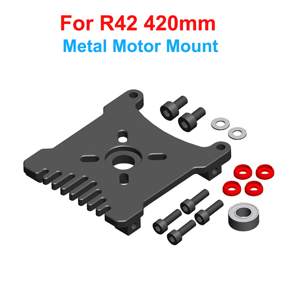 ALZRC - R42 FBL Bausatz RC Hubschrauber DIY R42 Hubschrauber Ersatzteile R42 Batteriehalterung Schnellspanner R42 Metall Motorhalterung