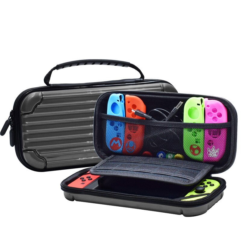 Hard Shell Pouch Protective Storage Carrying Case With 10 Game Card Inserts for Nintend Switch Game Console & Accessories