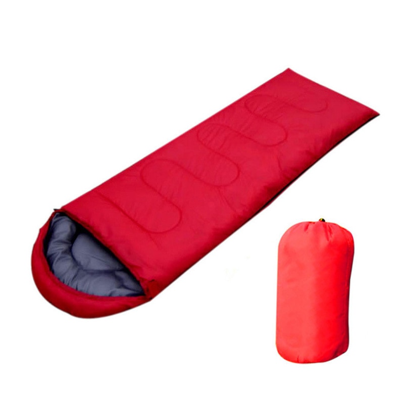 Camping Sleeping Bag, Lightweight 4 Season Warm &amp; Cold Envelope Backpacking Sleeping Bag For Outdoor Traveling Hiking 0.7KG: 0.7KG-red