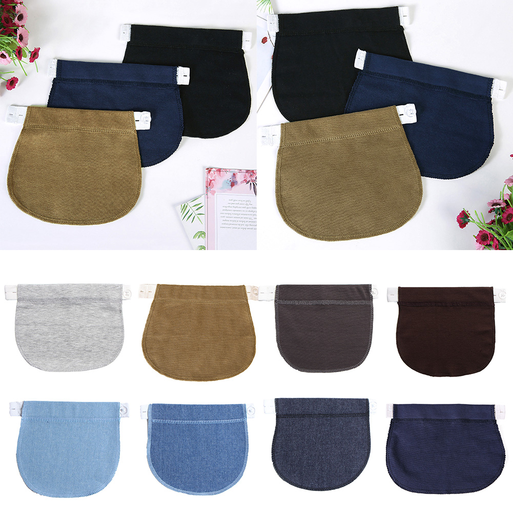 Mutterschaft Weiche Hosen Bund Verlängerung Elastische Gürtel Taille Jeans Einstellbar Schwangerschaft