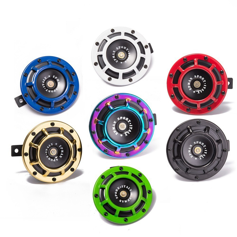 Hella-klaxon de voiture puissant | , 2 pièces 12V 115DB, haut-parleur de voiture, haut-parleur de souffle électrique Compact, pour moto voiture