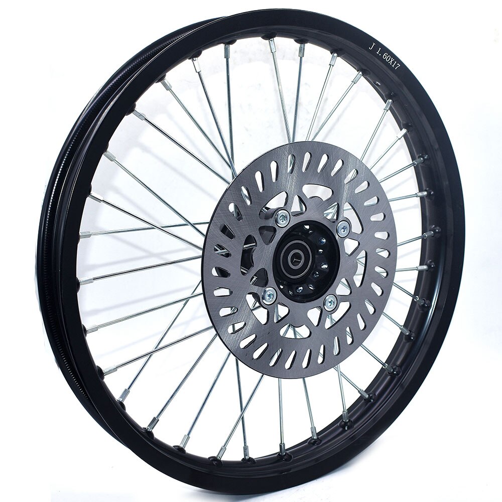 1.60X17 Inch Front Velgen Aluminium Plaat Velgen Met Schijfrem 1.60X17 "Inch Voor Klx crf Kayo Apollo Bse Pit Bike