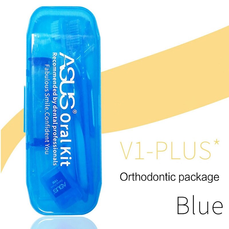 Orale Schoon Tool Orthodontische Mondverzorgingskit Tandenborstel Mond Spiegel Interdentale Borstel Dental Floss Orthodontische Schoon Pak #: L