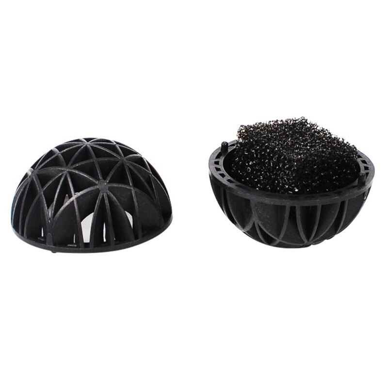 100 Uds prácticas biobolas para acuarios filtros de pecera Bola negra 16 MM/26 MM