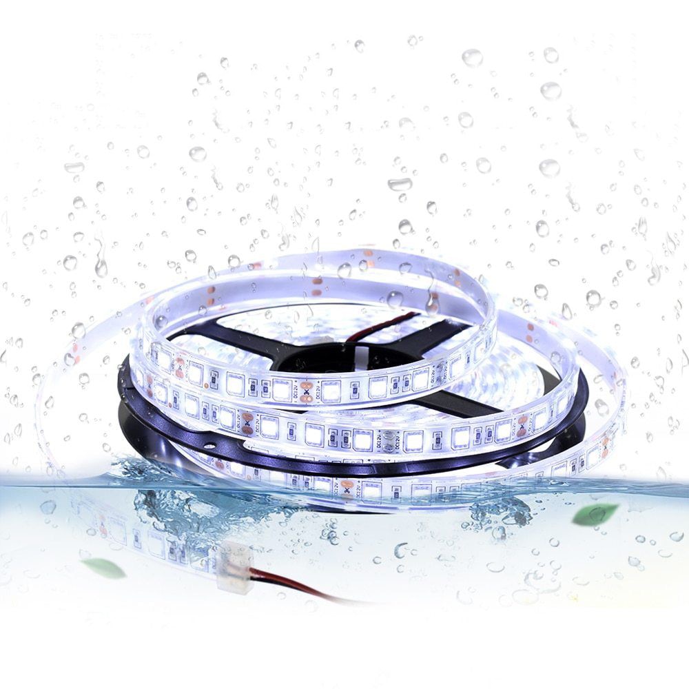 1x 16ft marinebåd blå  ip67 vandtæt led strip lys kajak båd fiskeri led lys kit kølig hvid varm hvid blå rgb