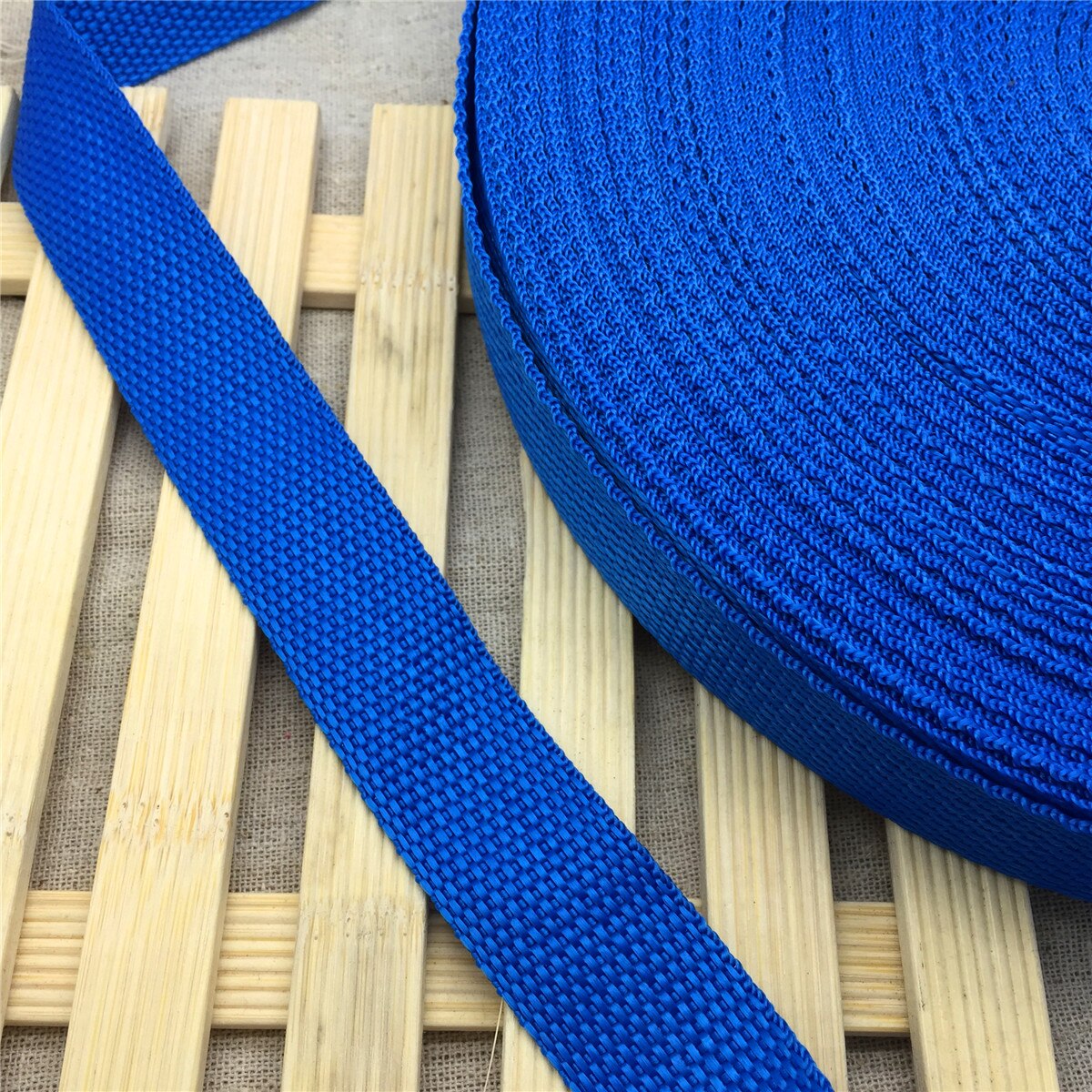 10 Yards/Roll 30mm Wide Strap Nylon Webbing knapsack Strapping Bags Crafts: Blue