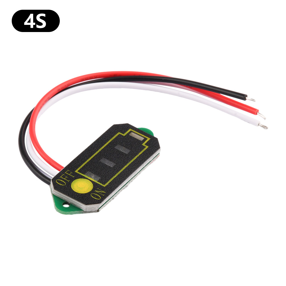 18650 Lithium-Batterie Energie Anzeige Ladeanzeige blinkt FÜR 1S 2S 3S 4S 6S 7S 12V 24V Li-Ion Lifepo4 Blei-Säure BMS: Gold