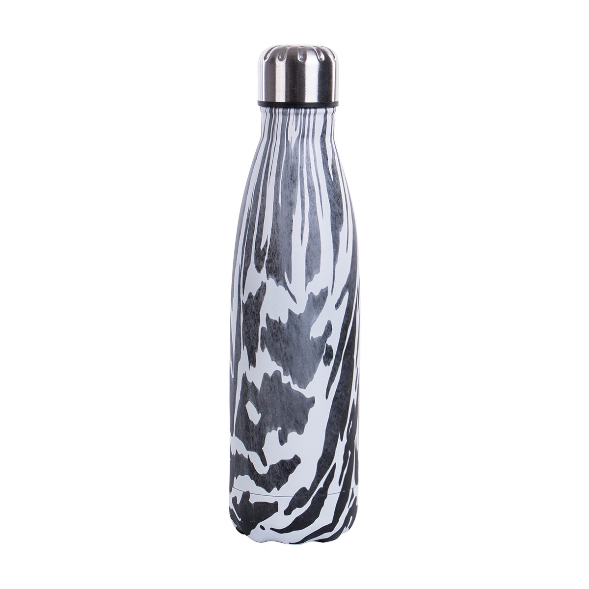 500ML bouteille d'eau vide isolé flacon Sport thermique froid froid tasse en acier inoxydable tasse en marbre tête tasse: A