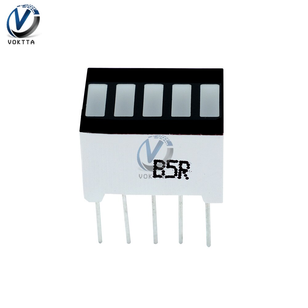 10 segment led bar lys display rød gul grøn blå 5 segment rød led display 4 farve led batteri kapacitet display modul