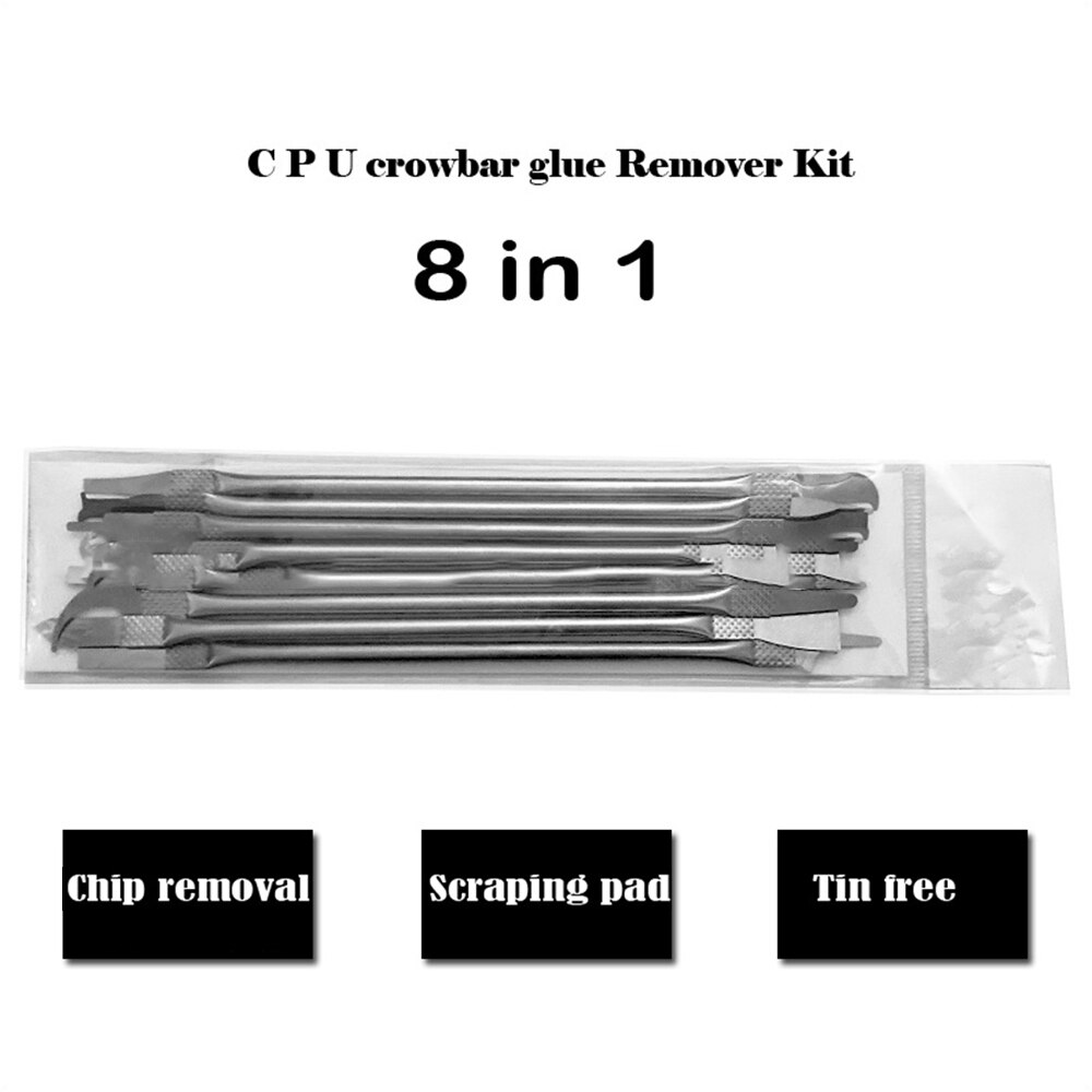 8-In-1 Mobiele Telefoon Tablet Notebook Lcd Chip Cpu Scheiding Lijm Verwijderen Mes Shell Removal Tool Kits reparatie Lijm Removal Mes