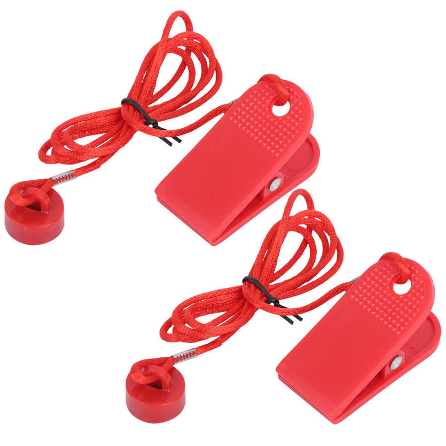 2 uds., máquina de correr, llave de seguridad, cinta de correr, interruptor de seguridad magnético, bloqueo, accesorio de la máquina para correr Universal