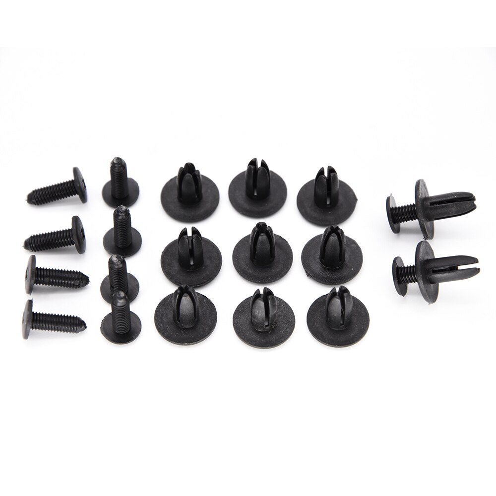 8mm/6mm- hulls nagleholder skyv motordeksel 50 stk automatisk støtfanger feste for bildørbekledning panel klips for universalbil