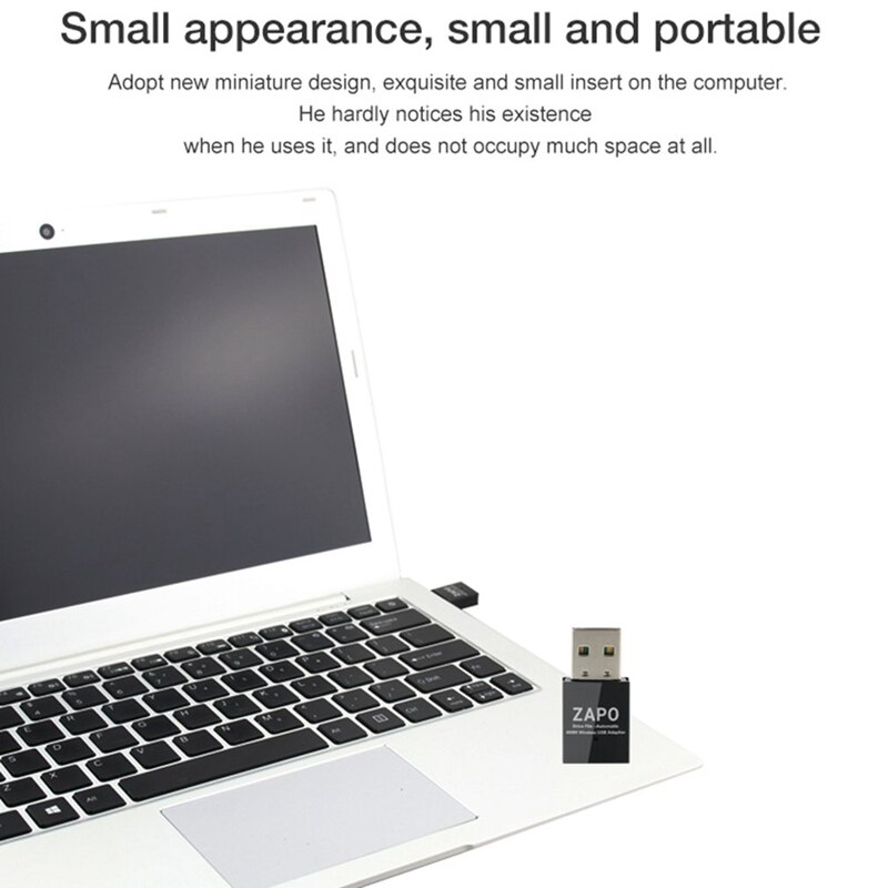 ZAPO W59 brak pliku napędu 2.4G i 5G przejściówka usb z wifi bezprzewodowa Ac 600 mb/s podwójne anteny karta sieciowa dla wszystkich systemów okna Linux