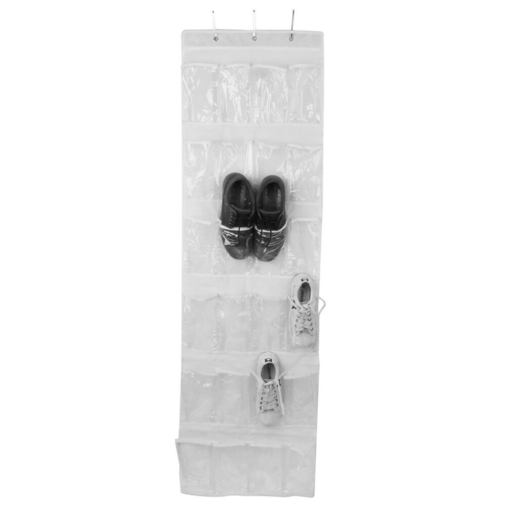 24 tassen draagbare kast opberg organizer garderobe kledingrek planken 24 sgelf hangende organizer