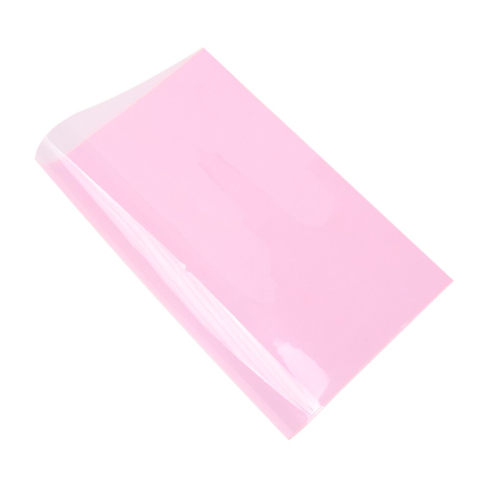 Jojo Bows 22*30Cm Transparante Pvc Synthetisch Leer Stof Gedrukt Dot Blingbling Ster Blad Voor Diy Hoofddeksels Haar bows Materiaal: 06