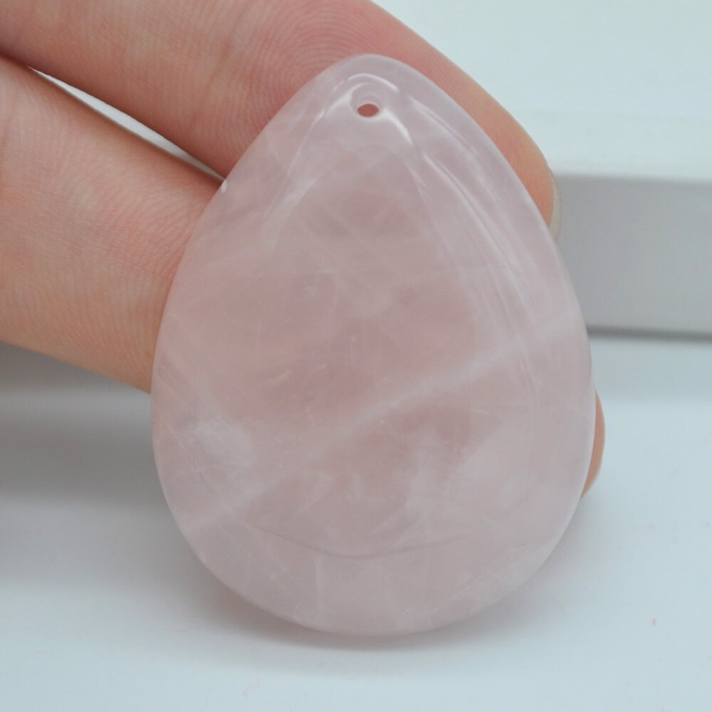 Natural 40x30MM Mixed Stone Bead Teardrop CAB Cabochon Hole Jewelry For GEM Pendant 1PCS H149-H166