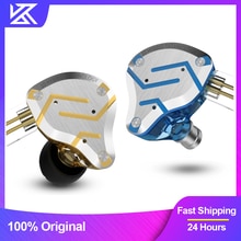 KZ ZS10 Pro auricolare In metallo con microfono musica HiFi cuffie cablate cancellazione del rumore nell&#39;orecchio Sport gioco auricolari cuffie