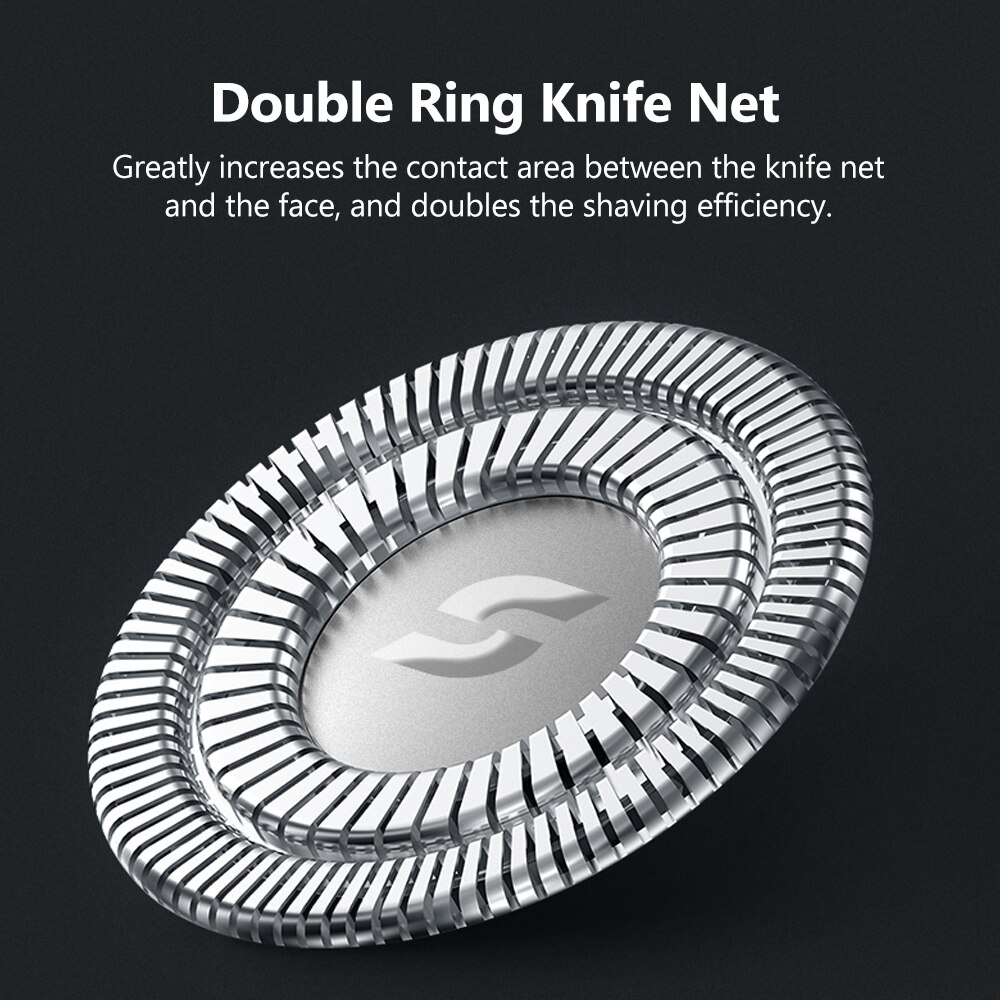 Sep Electric Shaver 3D Floating Razor Rechargeable Shaving Machine Wet-Dry Dual Use Waterproof Fast Charging Men Beard Trimmer