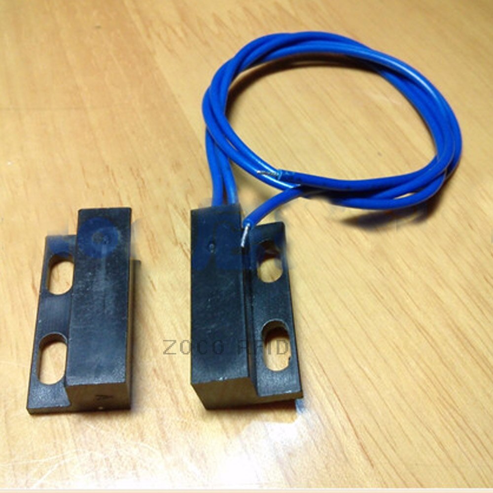 Kablet dør vindue magnetisk sensor afbryder arbejde  ac85-220v med ptsn og gsm alarmsystem og skab