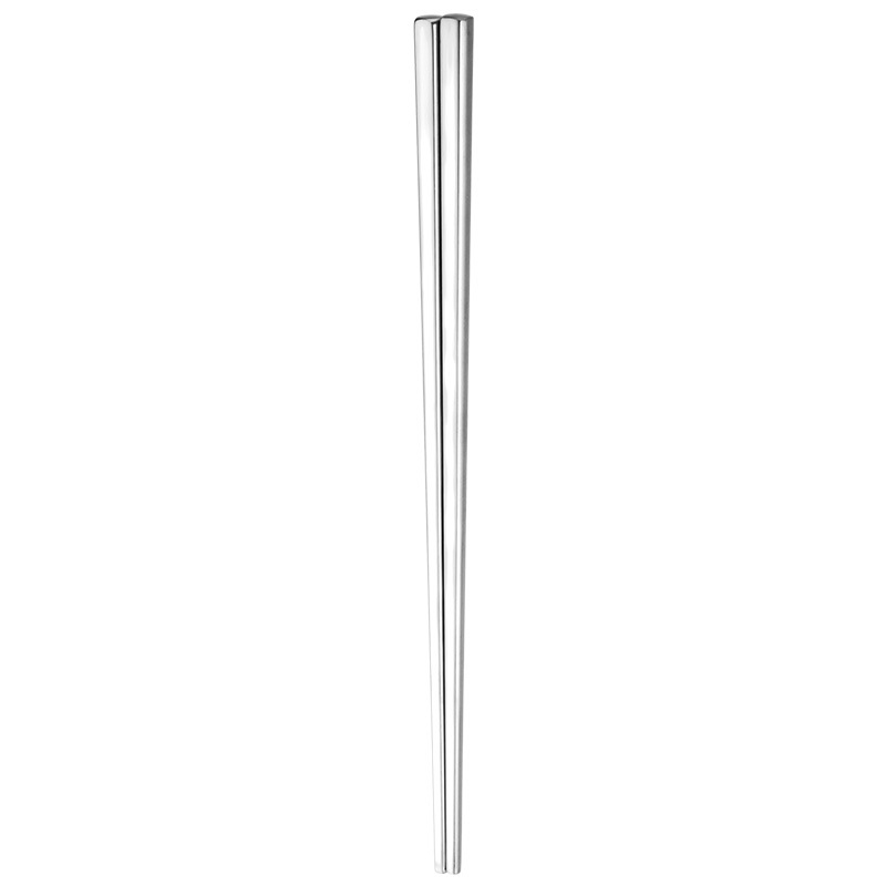 Luxury Metal Baguette Sticks Sushi Tableware Chinese Korean Chopsticks Home 304stainless Steel Chopsticks Japan Dinnerware: Silver