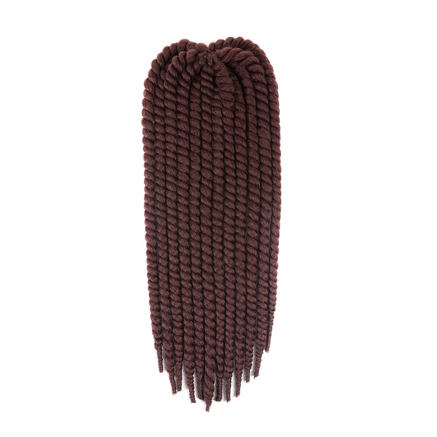 22 ''120g 20 couleur havane Mambo torsion cheveux Crochet tresses synthétique Ombre Crochet cheveux tressage cheveux violet: T4/27/30
