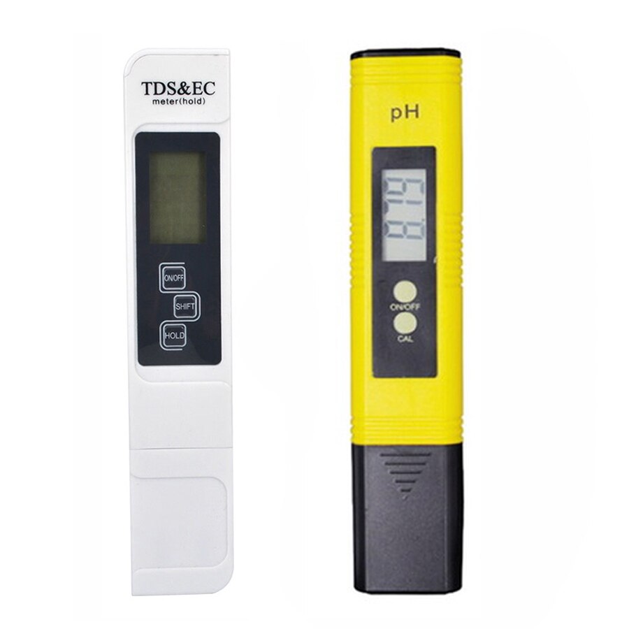 Digital PH Meter Tester Water Test Tool PH/TDS/EC Meter for Aquarium Pool Water Monitor: EC and PH Meter
