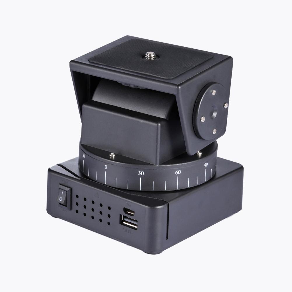 YT-260 Pan Tilt Head Motorized Rotation Panoramic Tripod Head PTZ Remote Control for Camera Phone Photography Tool